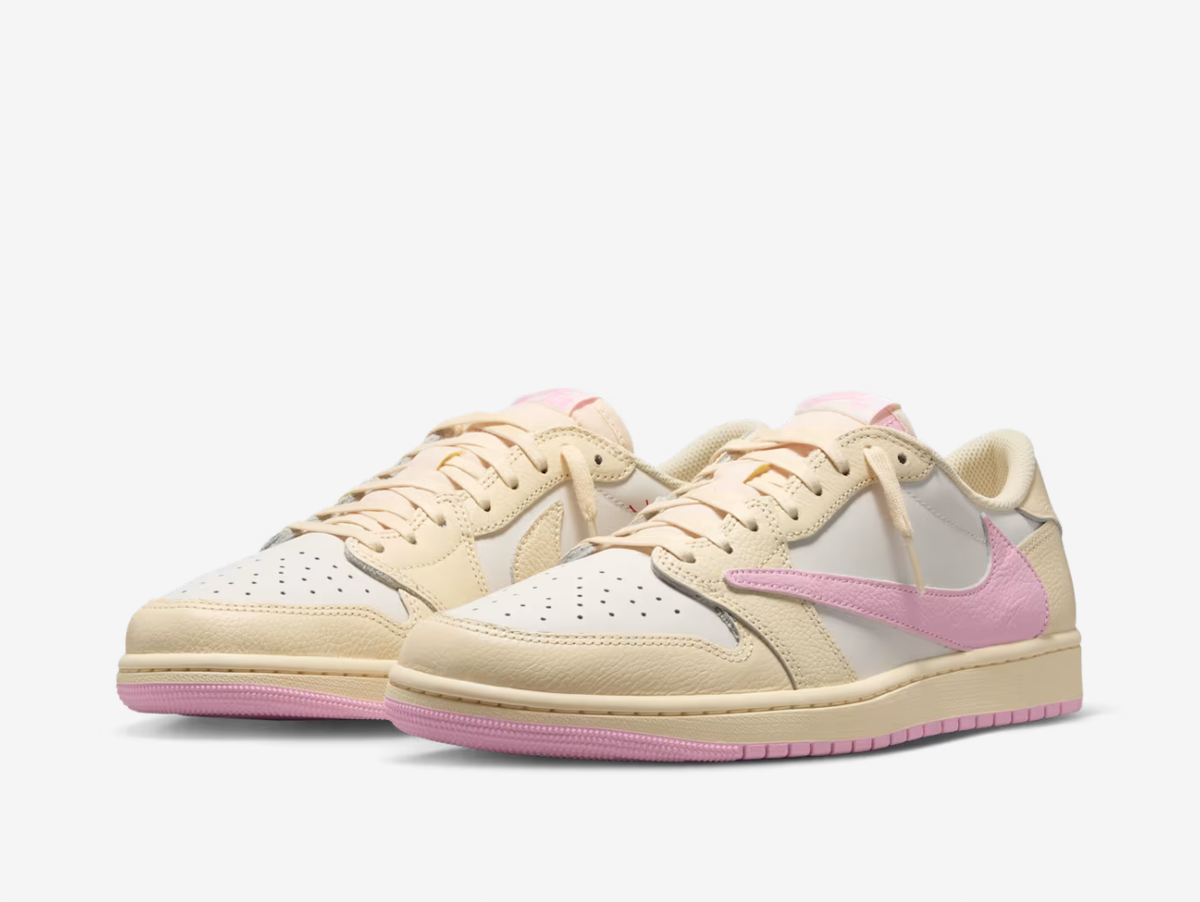 Air Jordan 1 Low Travis Scott Muslin Shy Pink