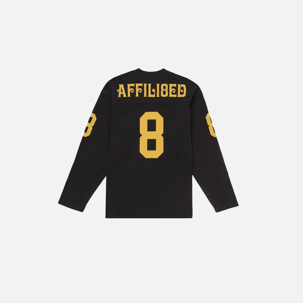 Supreme Affiliated L/S Black Football Top