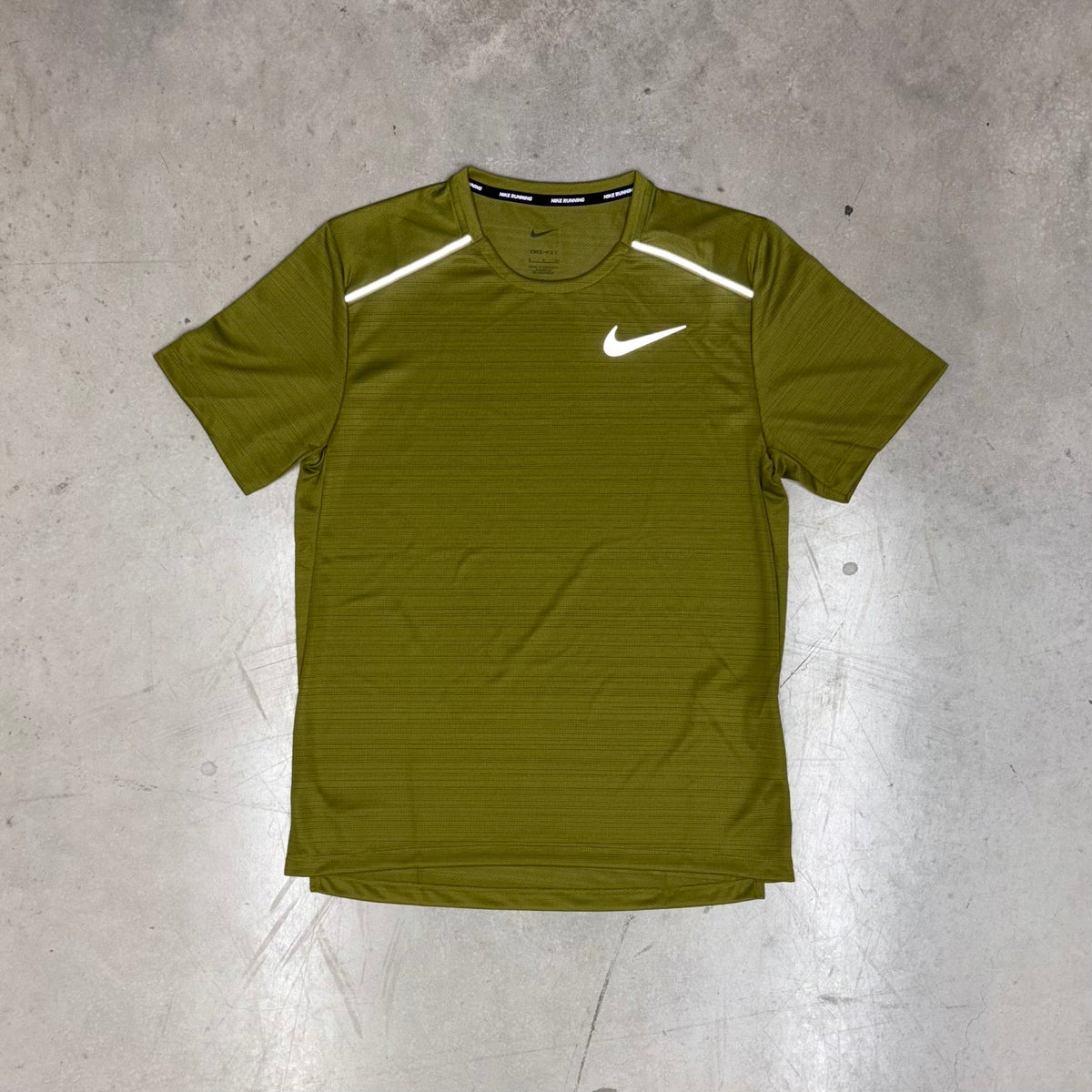 Nike Moss Green Miler T-Shirt