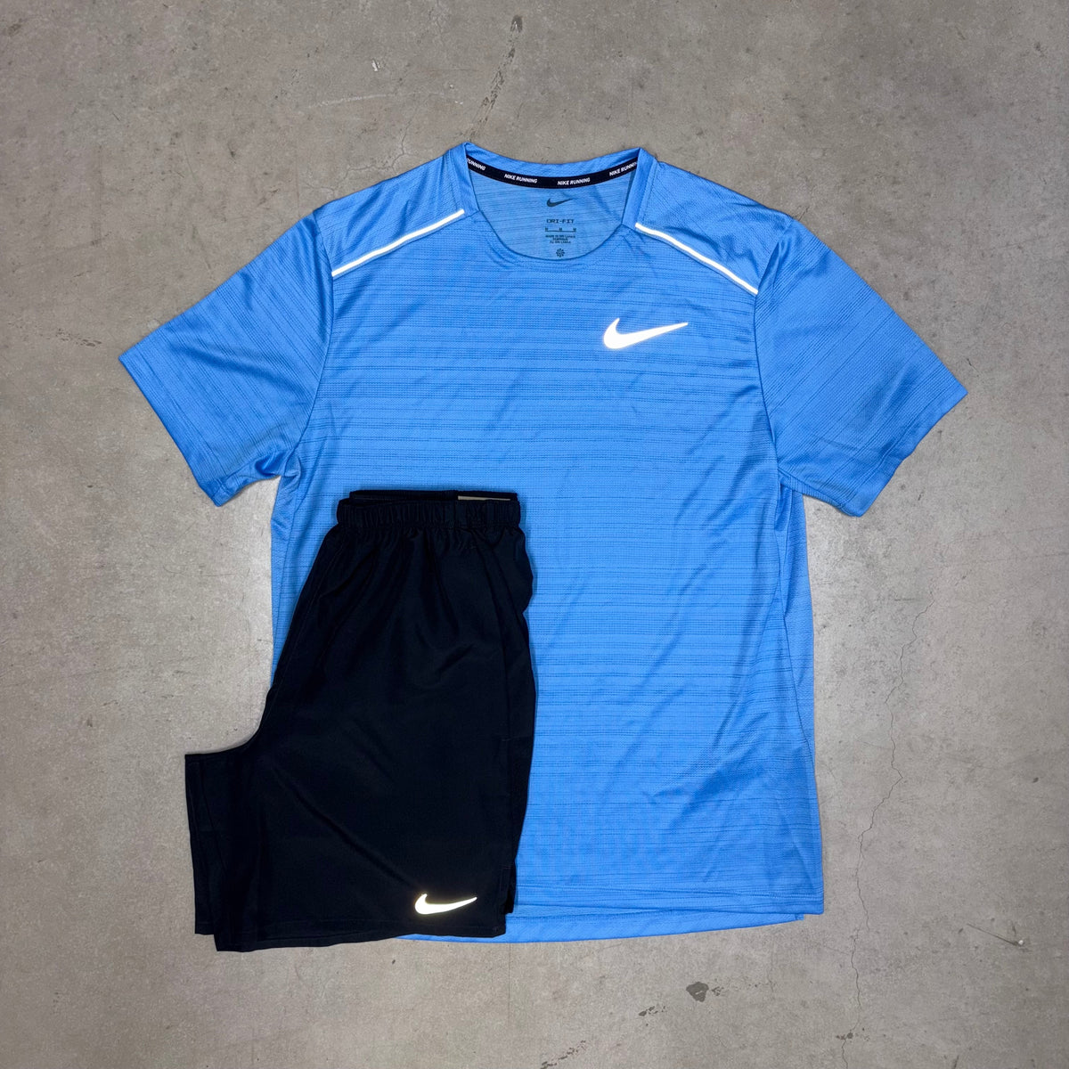 Nike University Blue Miler x Black Challenger Full Set
