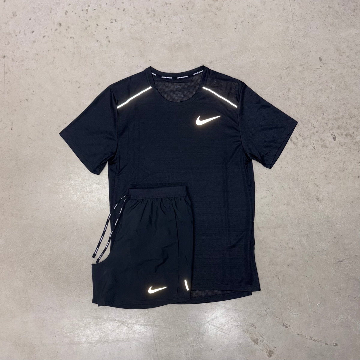 Nike Black Miler x Black Flex Stride Full Set