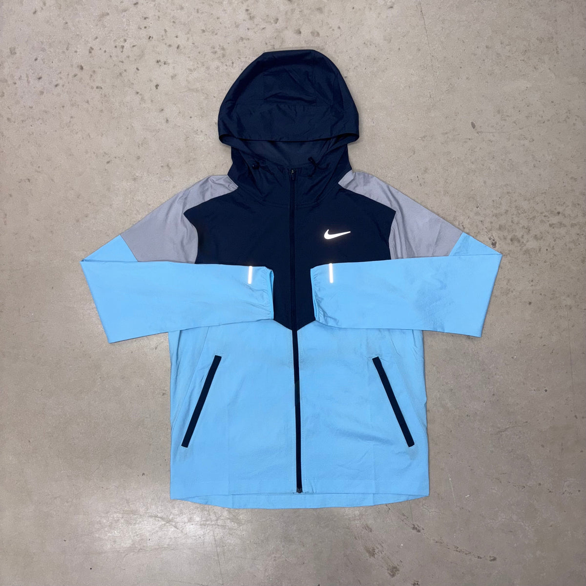 Nike Aquarius Blue Impossibly Light Windrunner Jacket
