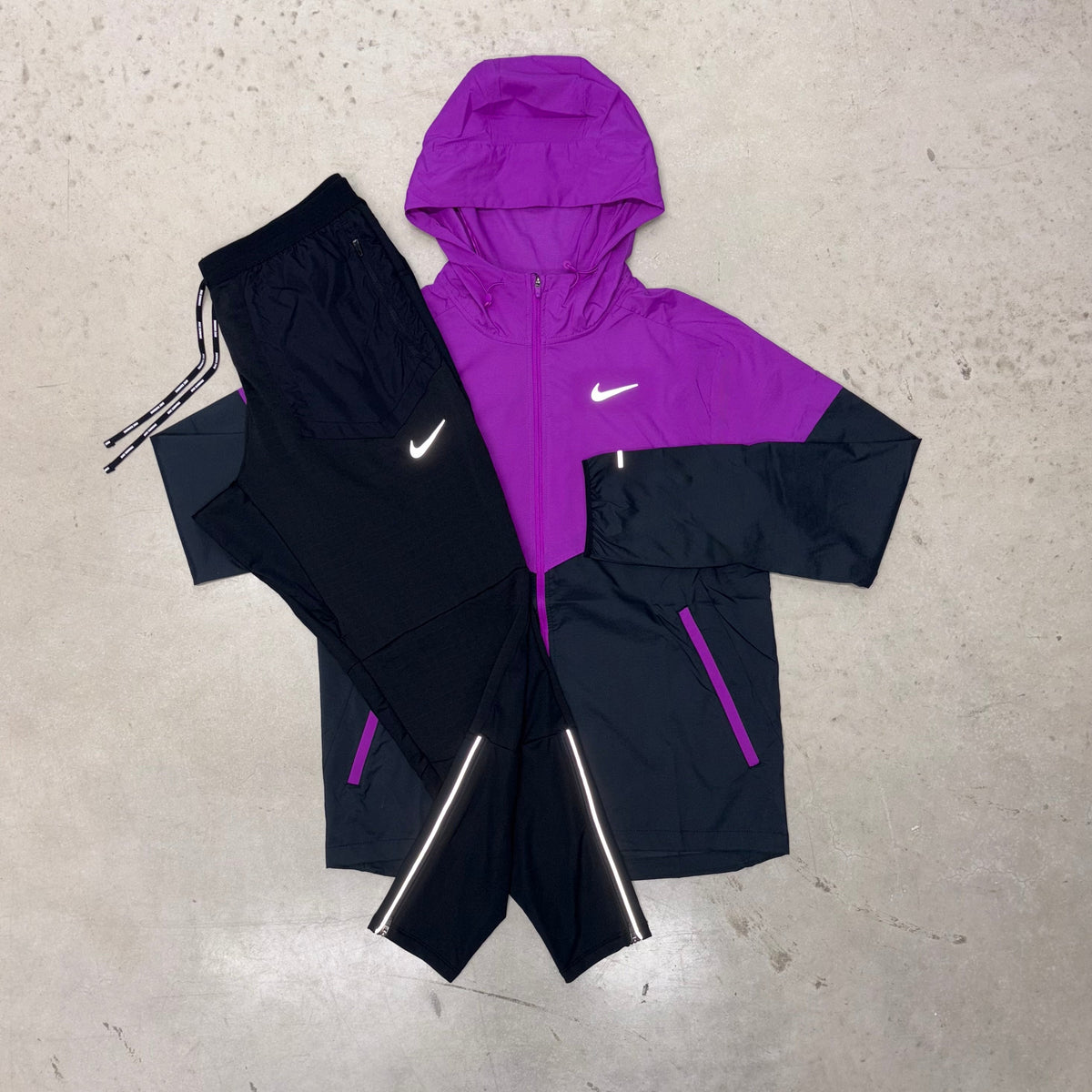 Nike Vivid Purple Windrunner Jacket x Phenoms Tracksuit