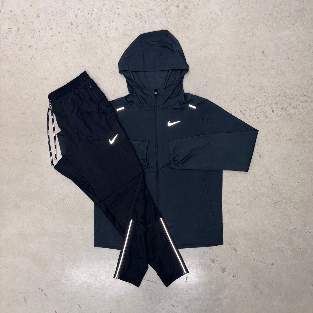 Nike Black Windrunner Jacket x Phenoms Tracksuit