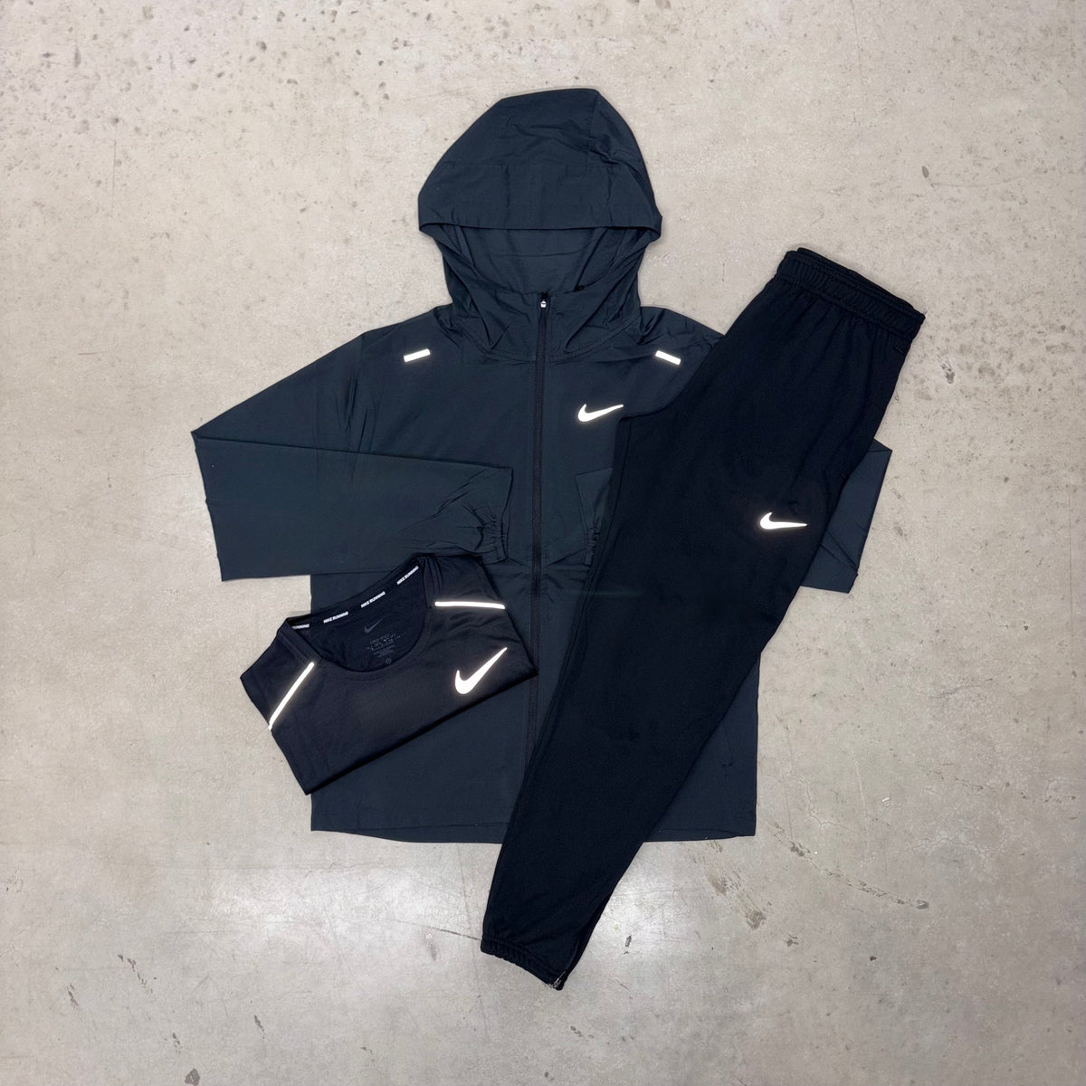 Nike Triple Black Challenger Pants Bundle