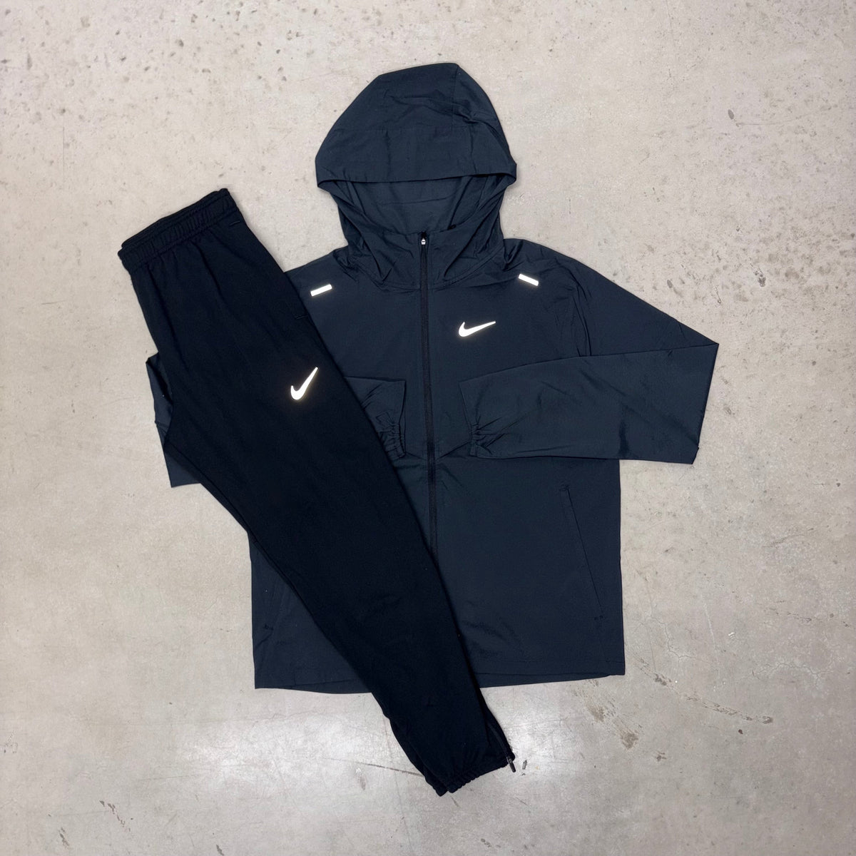 Nike Black Windrunner Jacket x Challenger Tracksuit