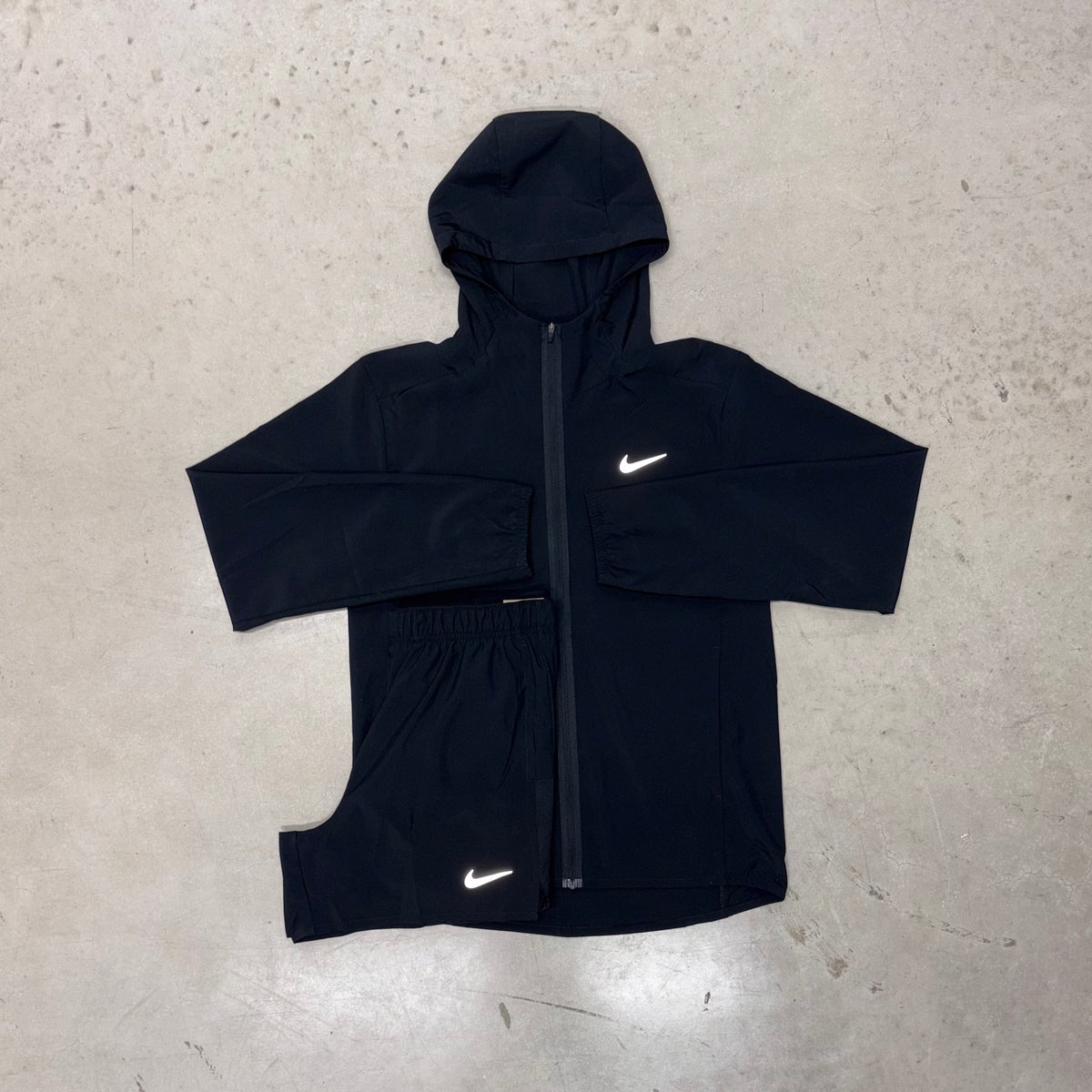 Nike Black Form Jacket x Challenger Short Set