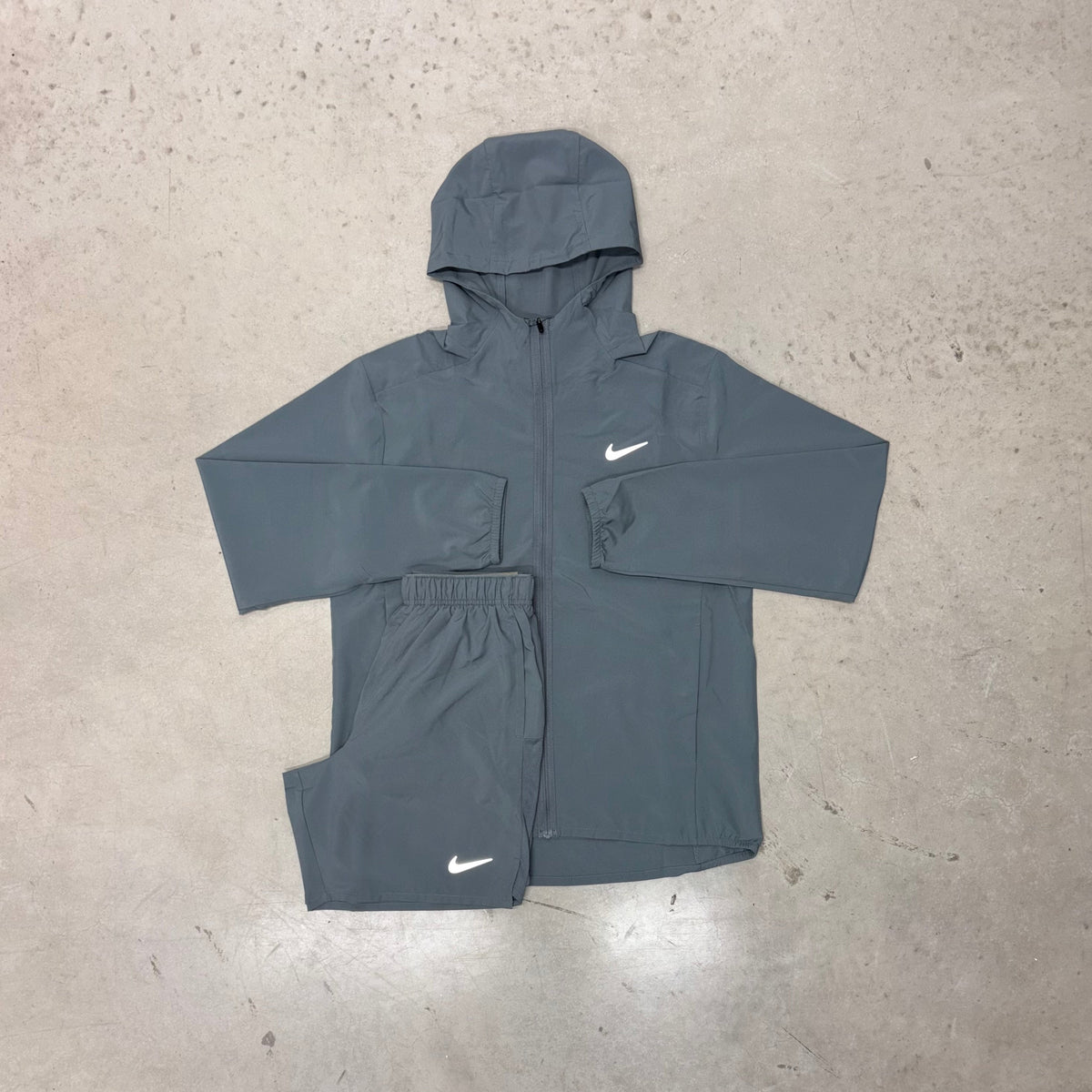Nike Grey Form Jacket x Challenger Shorts Set