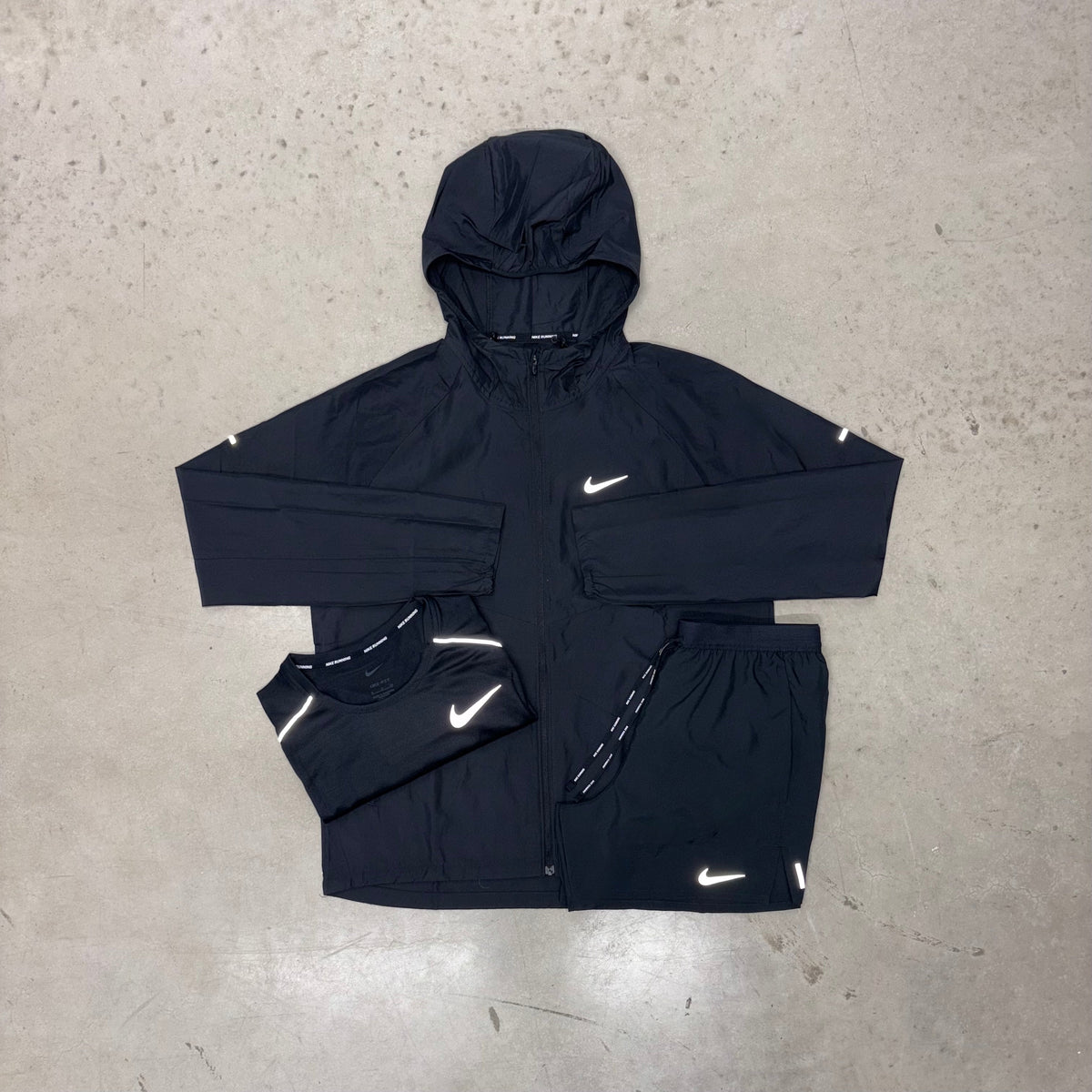 Nike Black Repel Flex Stride Bundle