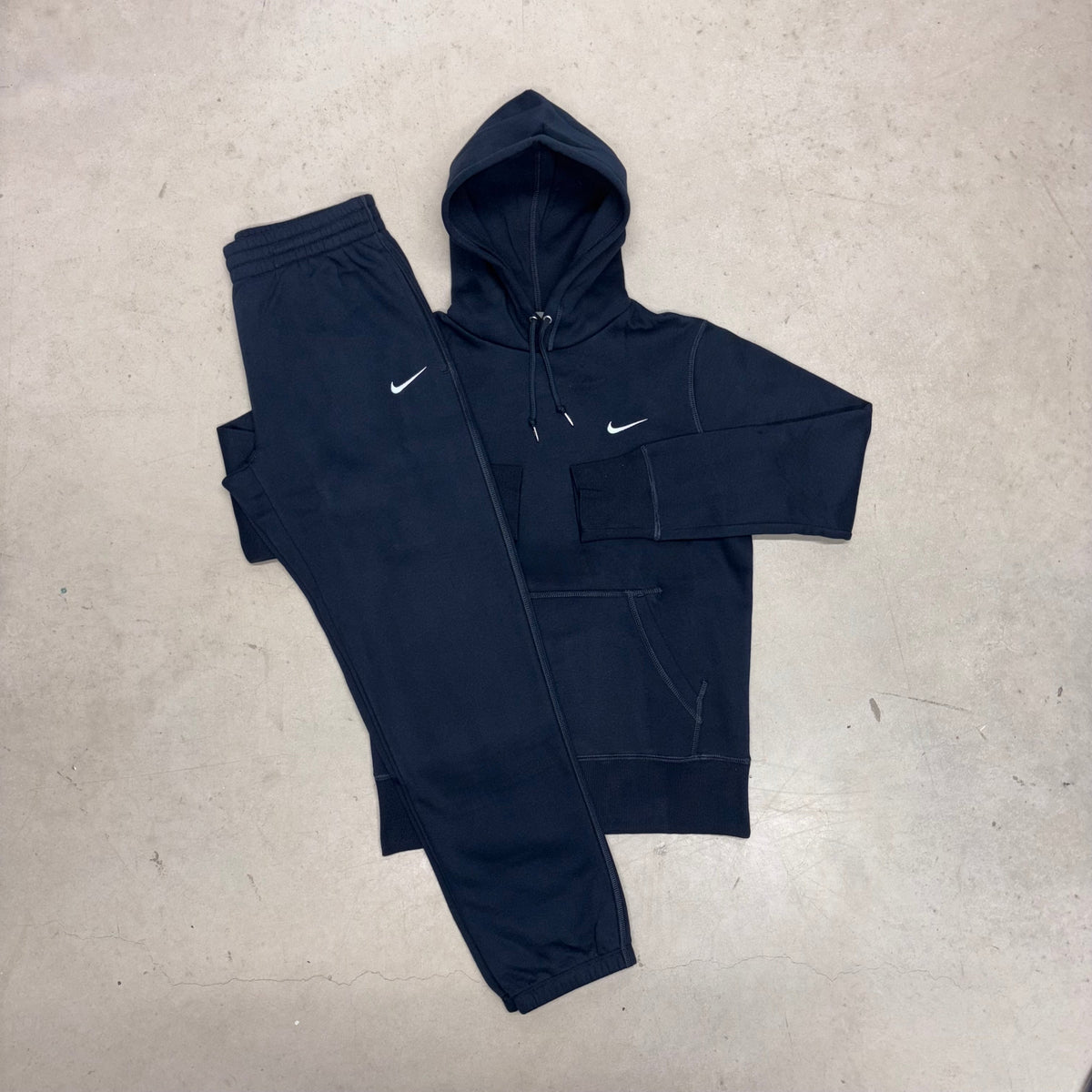 Nike Navy Fleece Club Tracksuit