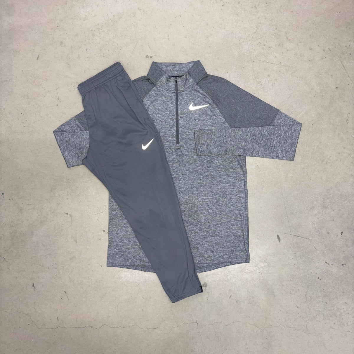 Nike Grey Element 1/4 Zip x Challenger Pants Tracksuit
