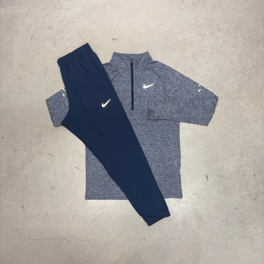 Nike Thunder Blue Stride 1/4 Zip Full Tracksuit