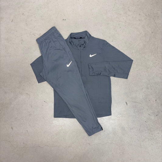 Nike Grey Pacer 1/4 Zip Full Tracksuit