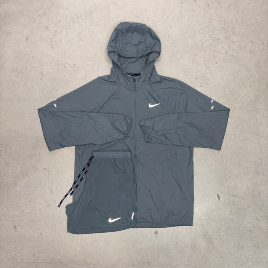 Nike Grey Stride Windrunner Jacket x Flex Stride Tracksuit