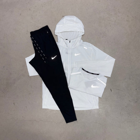 Nike Ice White Windrunner Jacket x Phenom Pants Bundle