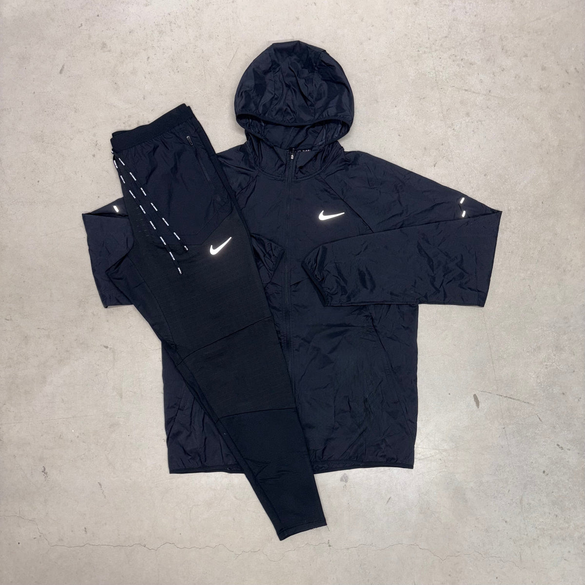 Nike Black Stride Windrunner Jacket x Phenom Tracksuit