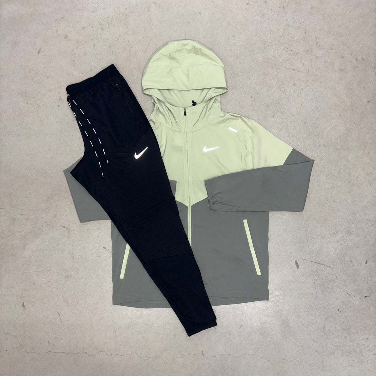 Nike Olive Aura Windrunner Jacket x Phenom Tracksuit
