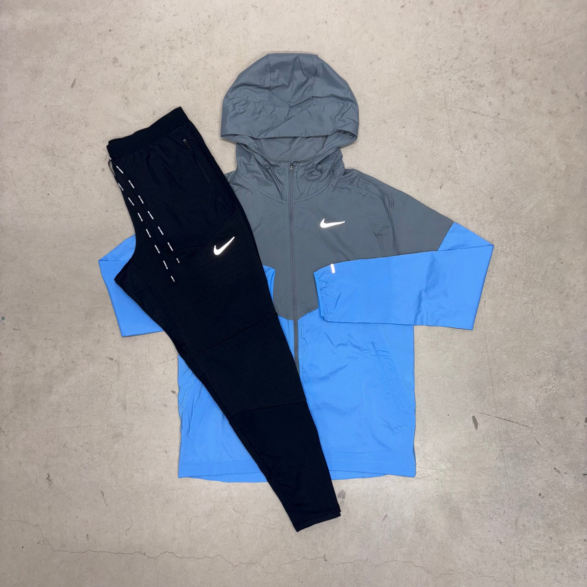 Nike University Blue Windrunner Jacket x Phenoms Pants Tracksuit
