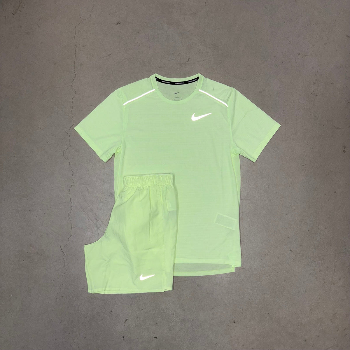 Nike Volt Yellow Miler Set