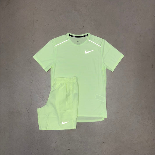 Nike Volt Yellow Miler Set