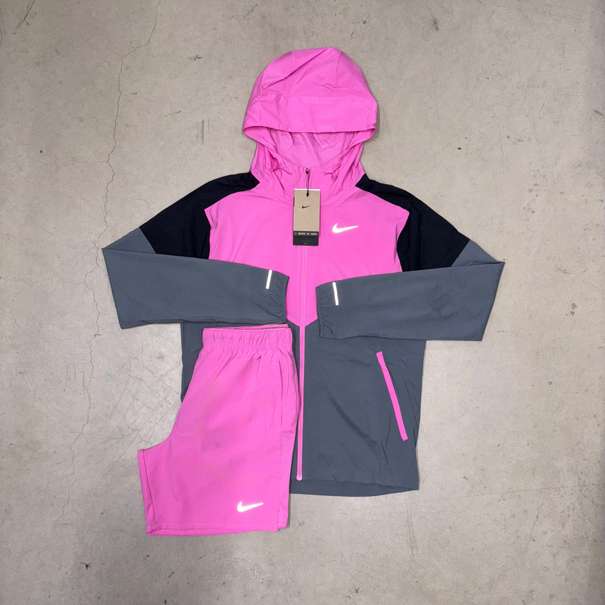 Nike Playful Pink Windrunner Jacket x Playful Pink Challenger Shorts