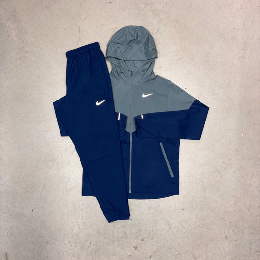Nike Midnight Navy Windbreaker  Jacket x Challenger Pants Full Tracksuit