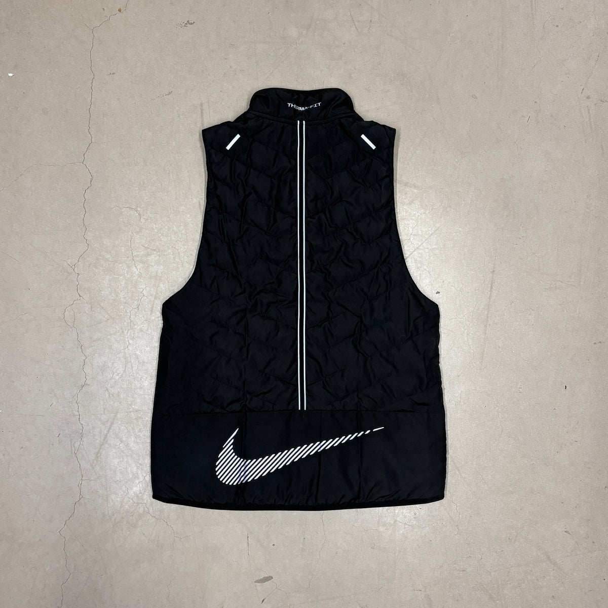 Nike Black Reflective Synthetic Gilet