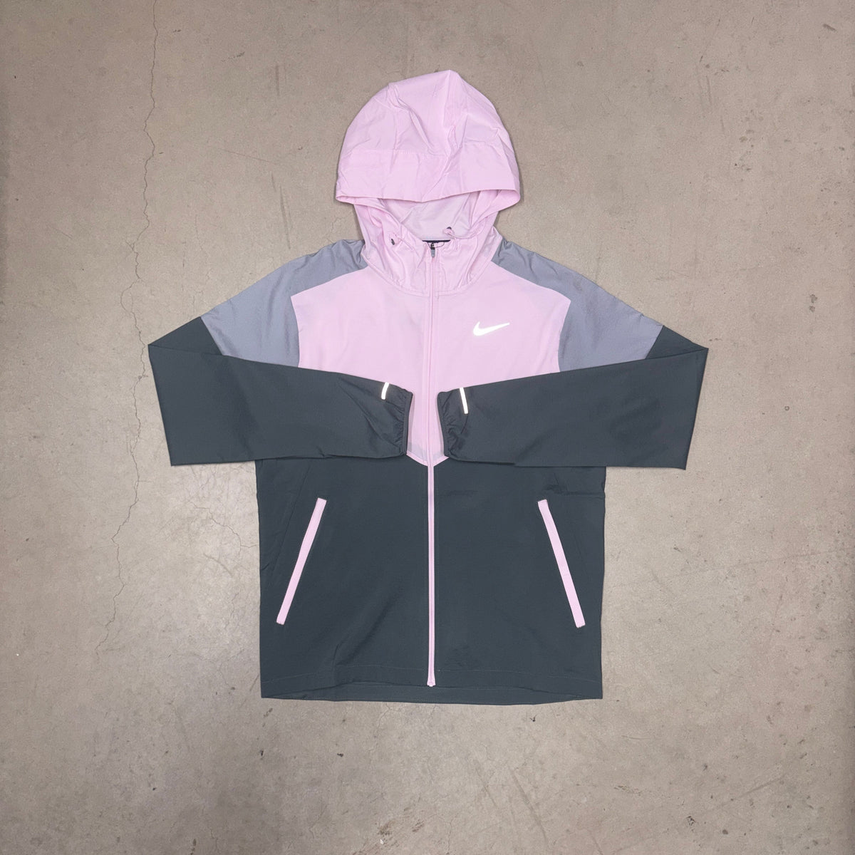 Nike Pink Foam Uv Jacket Windrunner