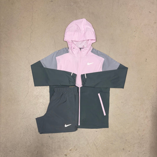 Nike Pink Foam Uv Windrunner x Grey Challenger Shorts