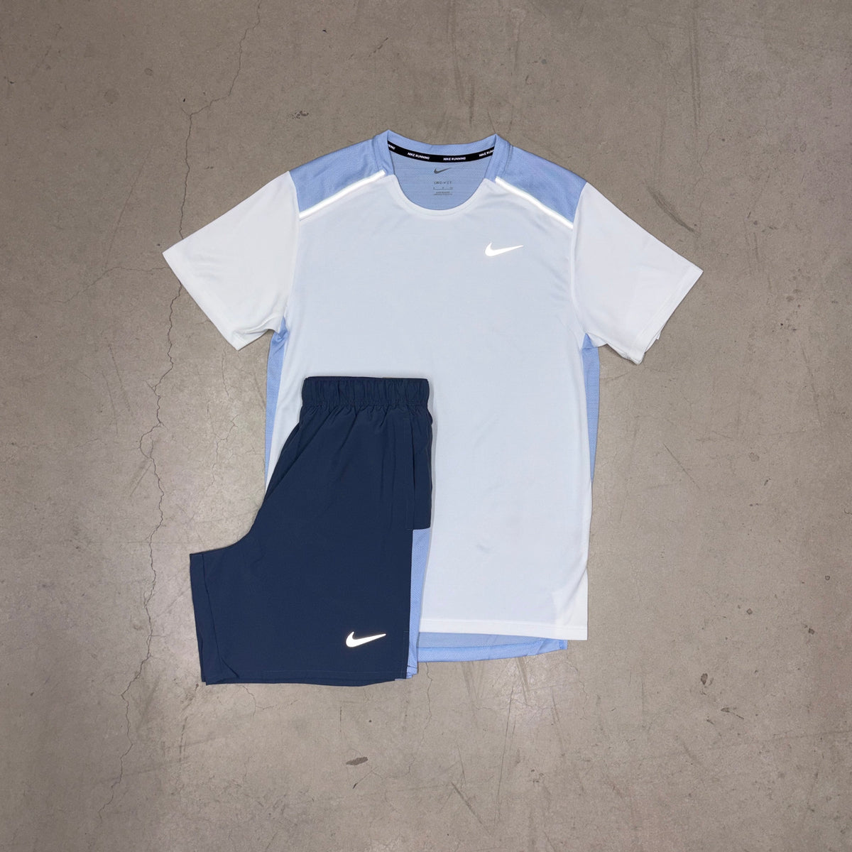 Nike Ice White/Cobalt Bliss Miler Full Set