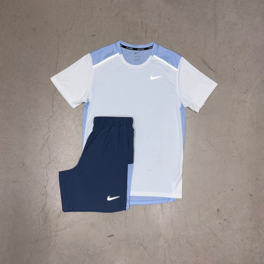 Nike Ice White/Cobalt Bliss Miler Full Set