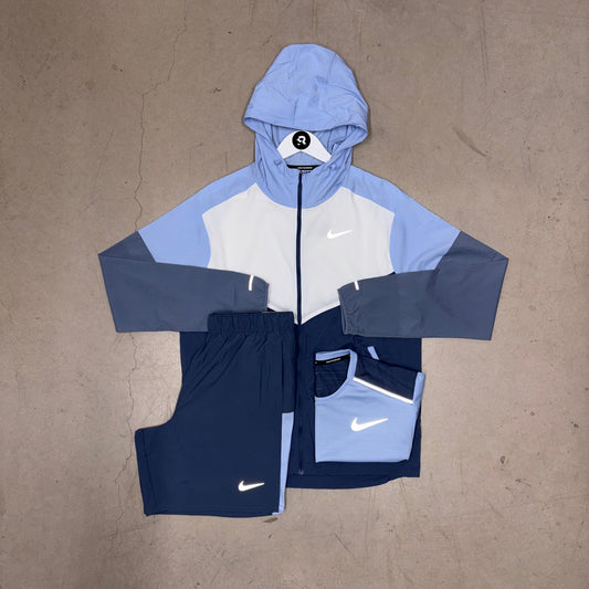 Nike Cobalt Bliss Windrunner Jacket x Diffused Blue/Cobalt Miler Bundle Set