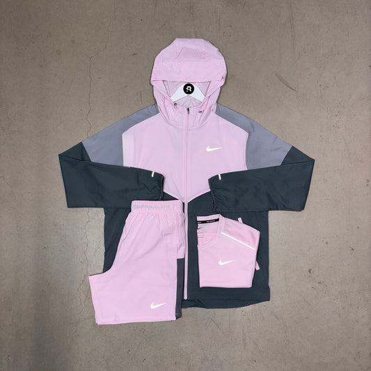 Nike Pink Foam Windrunner Jacket Full Bundle