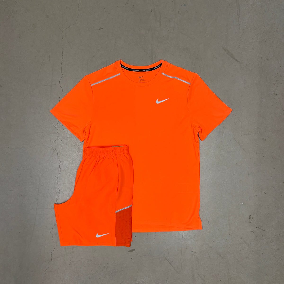 Nike Total Orange New Dri-Fit Miler Full Set