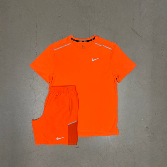 Nike Total Orange New Dri-Fit Miler Full Set