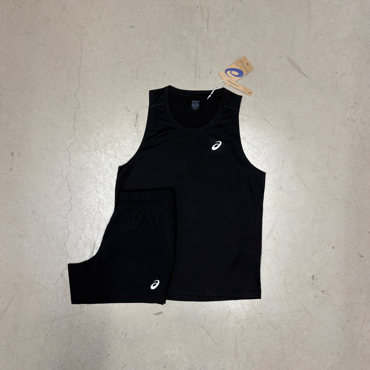 ASICS Black Vest Full Set