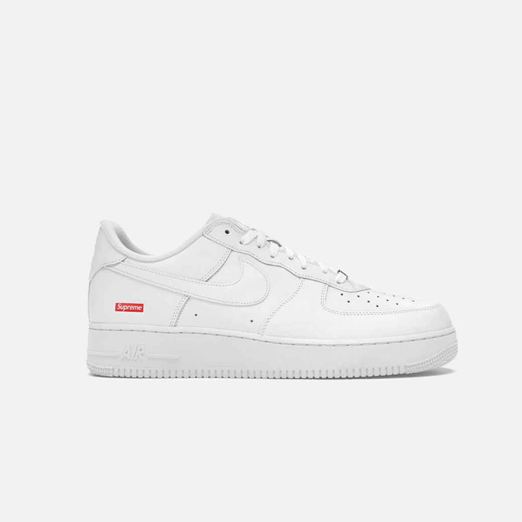 Nike x Supreme Air Force 1 Low White Box Logo