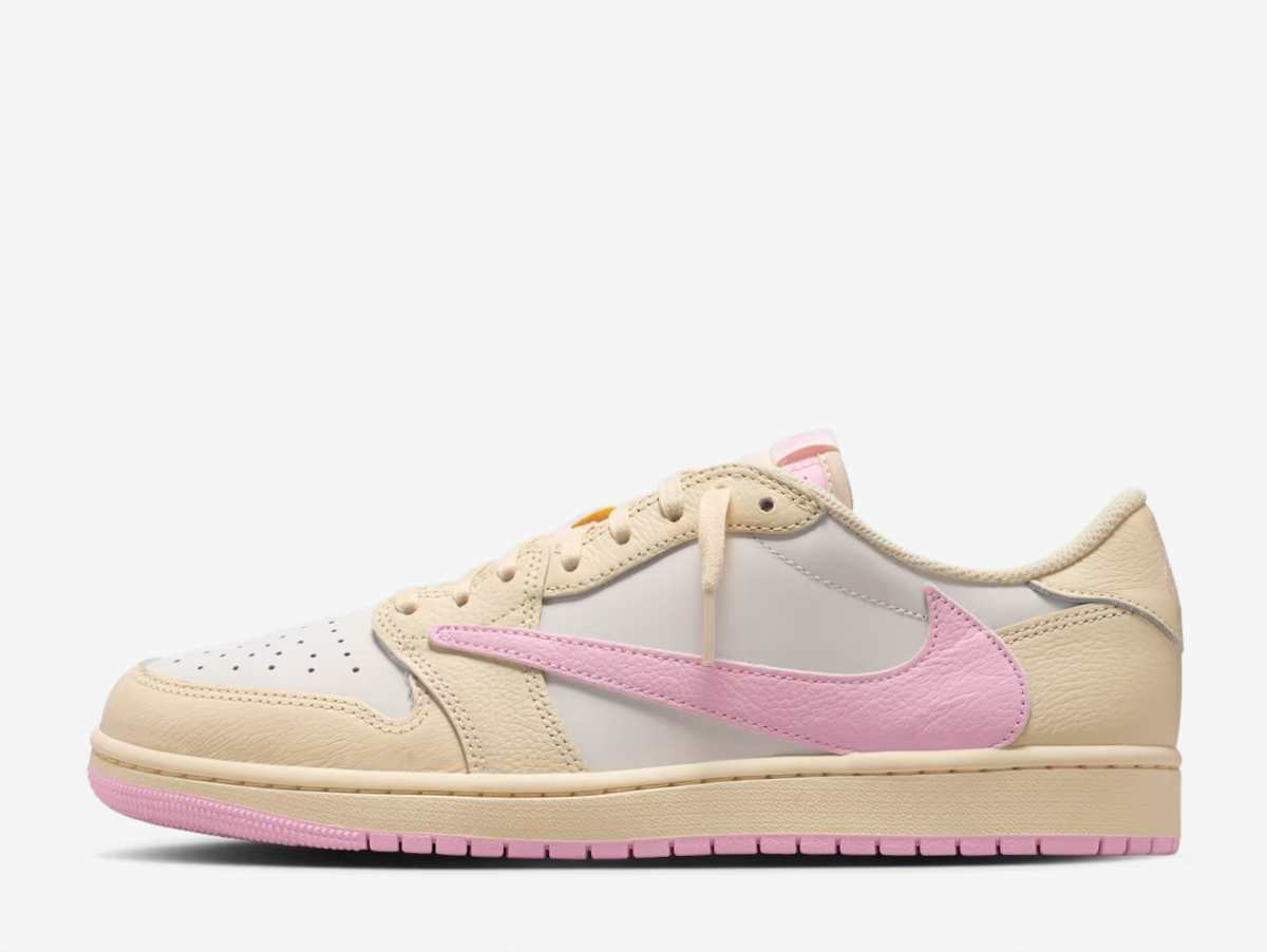 Air Jordan 1 Low Travis Scott Muslin Shy Pink