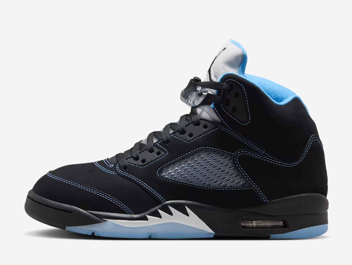 Air Jordan 5 Black UNC Carolina
