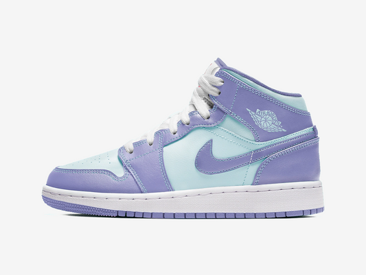 Air Jordan 1 Mid Purple Aqua