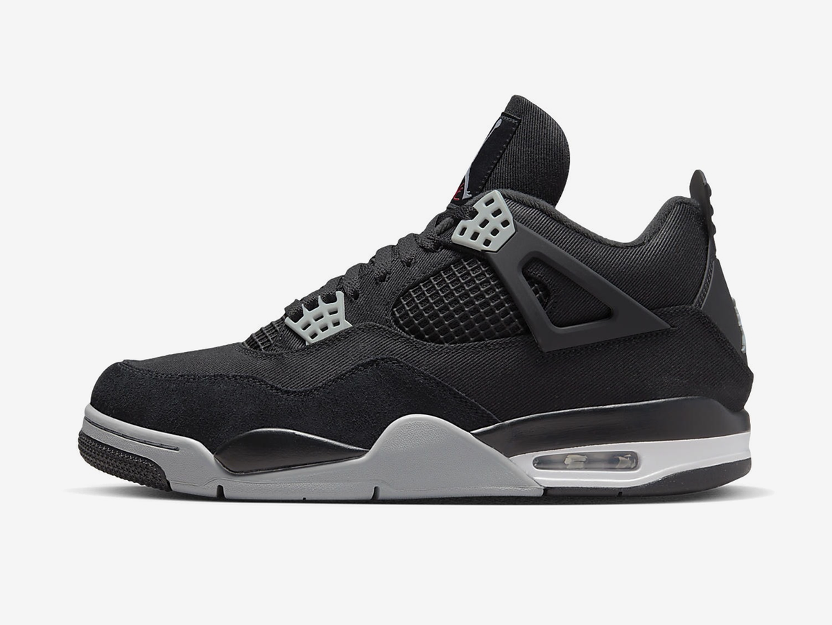 Air Jordan 4 SE Black Canvas
