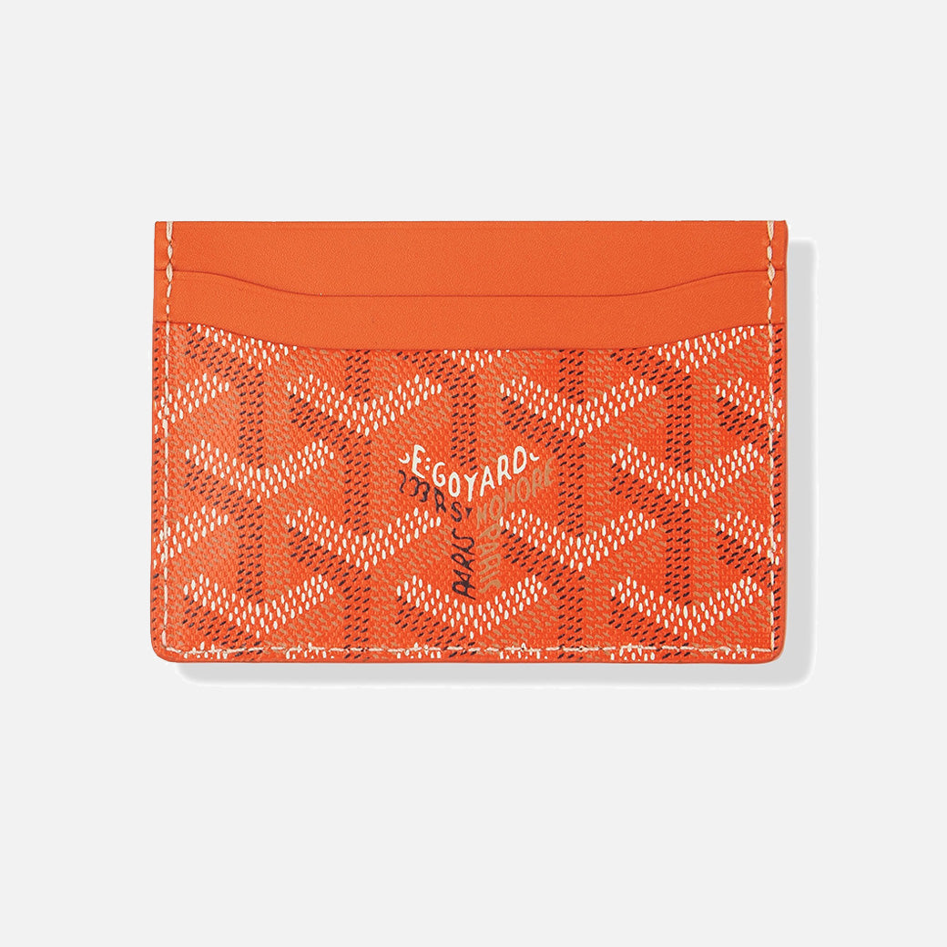 Goyard Saint Sulpice Orange Card Holder