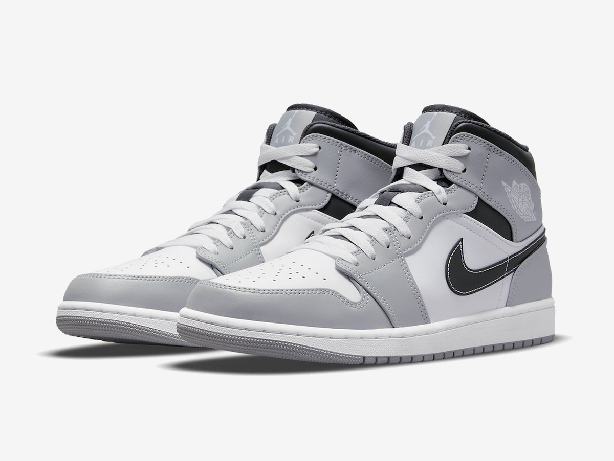 Air Jordan 1 Mid Light Smoke Grey Anthracite