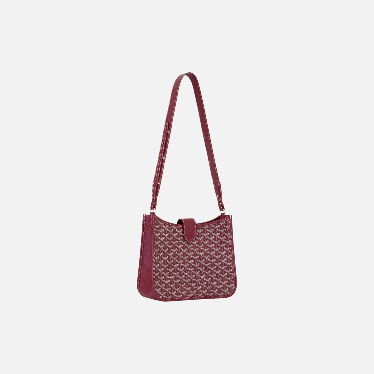 Goyard Musette PM Bag Burgundy