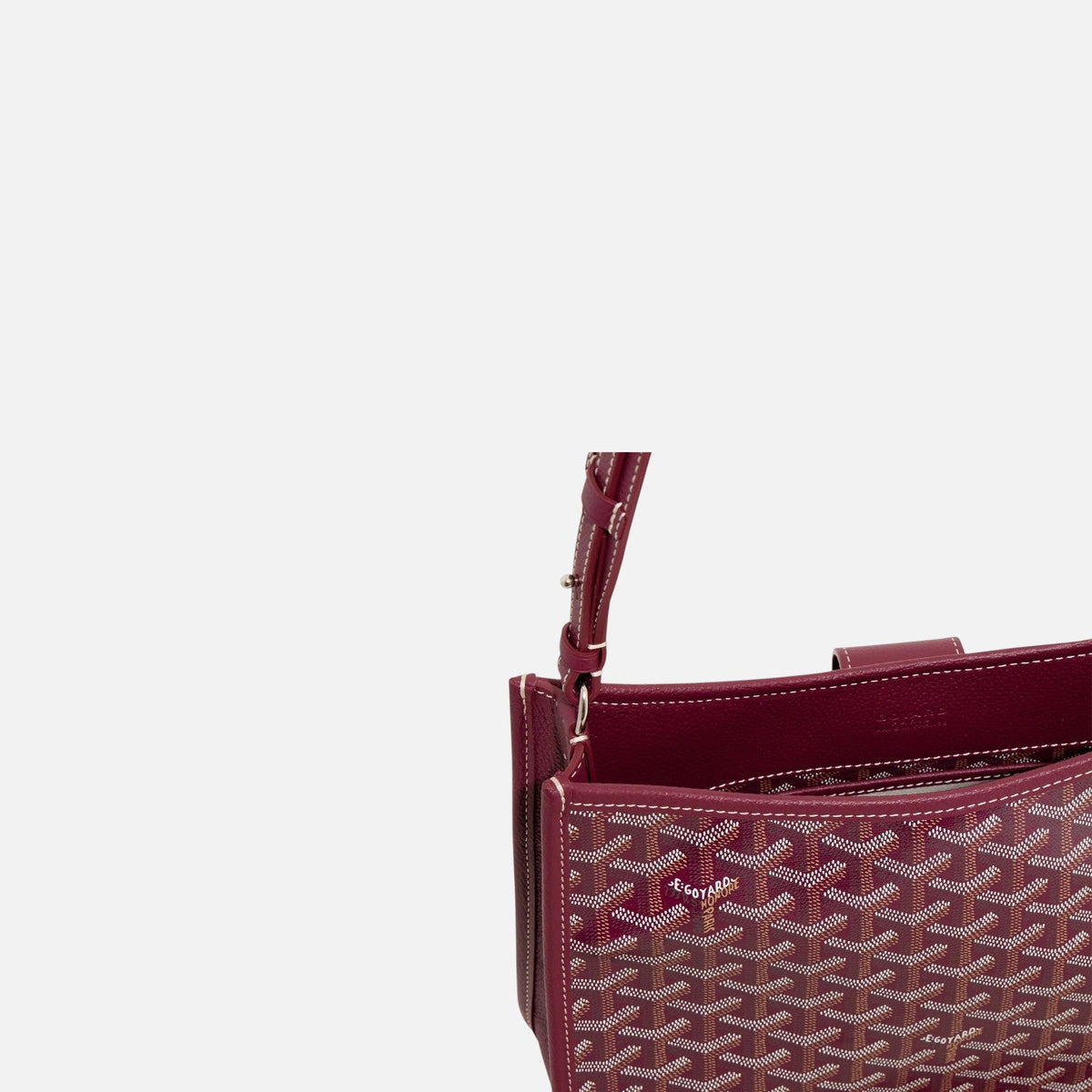 Goyard Musette PM Bag Burgundy