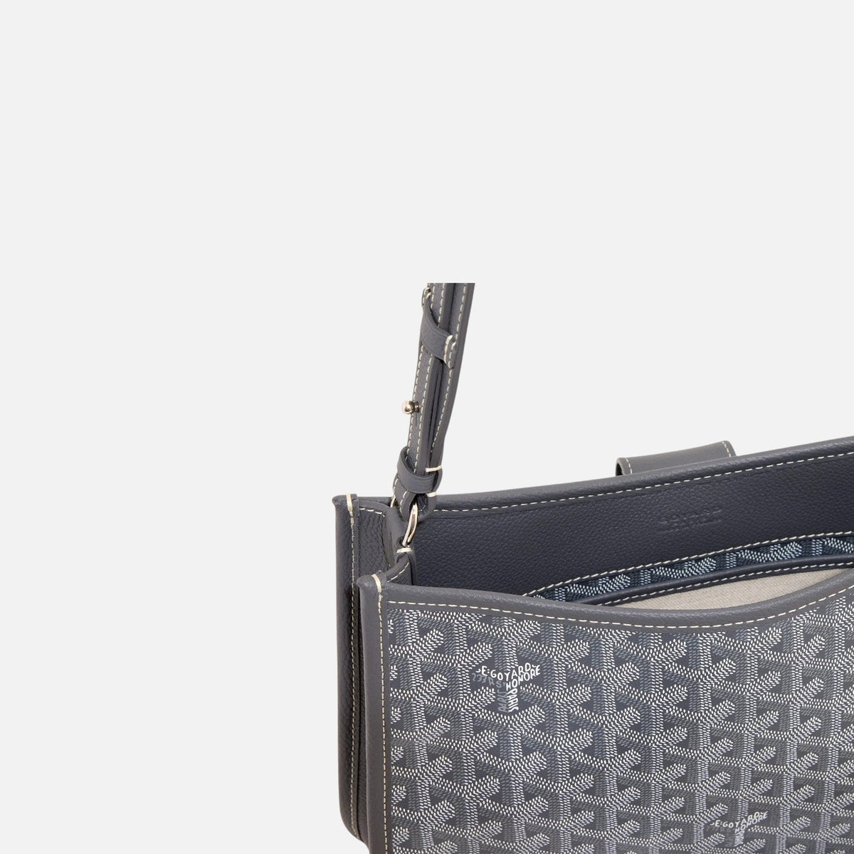 Goyard Musette PM Bag Grey