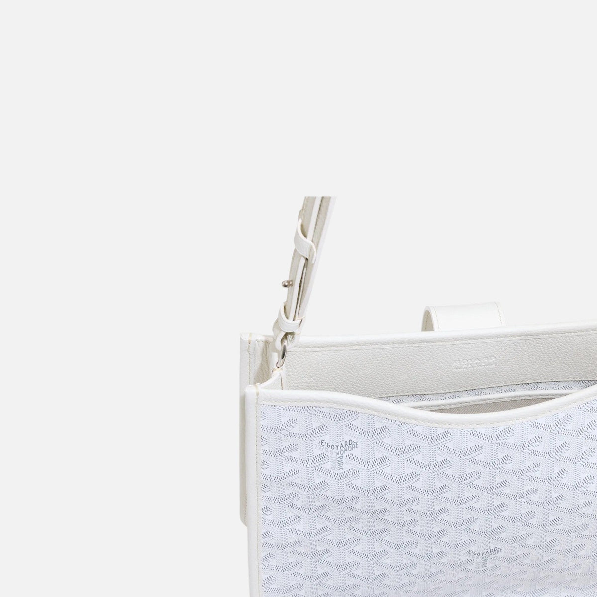 Goyard Musette PM Bag White