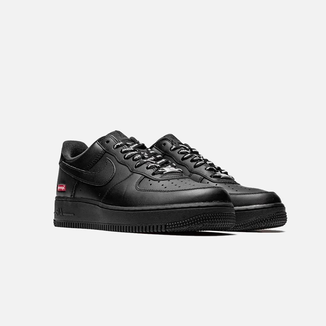 Nike x Supreme Air Force 1 Low Black Box Logo