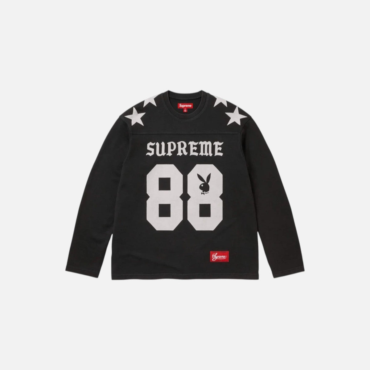 Supreme x Playboy L/S Football Top Black