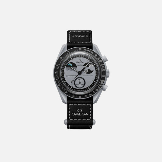 Swatch x Omega Bioceramic Moonswatch 'Mission to Earthphase' (SO33M700) (SAME-DAY DISPATCH)